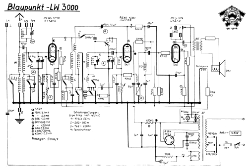 LW3000; Blaupunkt Ideal, (ID = 877493) Radio