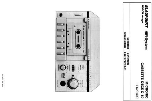 Micronic C-60 7620400; Blaupunkt Ideal, (ID = 1750601) Enrég.-R