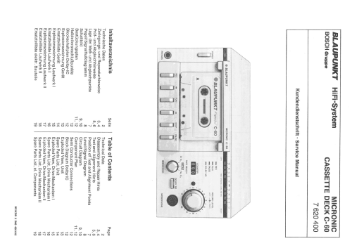 Micronic C-60 7620400; Blaupunkt Ideal, (ID = 1886222) Enrég.-R