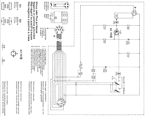 Mikrofonverstärker Ulm ATR ab U 998001; Blaupunkt Ideal, (ID = 631481) Ampl/Mixer