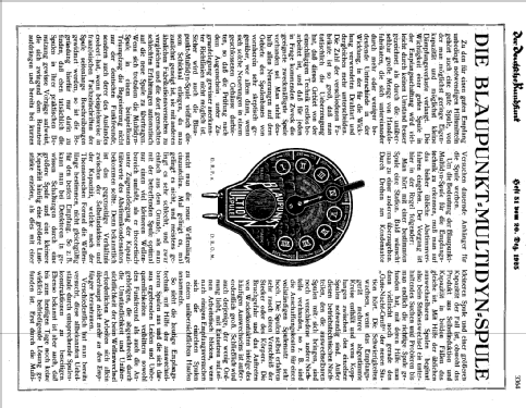 Multidyn Spule ; Blaupunkt Ideal, (ID = 1313219) Radio part