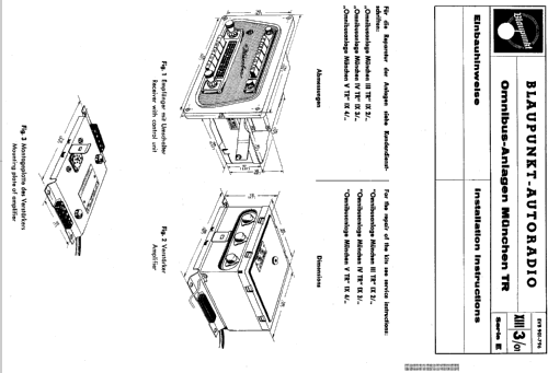 München V TR ab E 986751; Blaupunkt Ideal, (ID = 726857) Car Radio