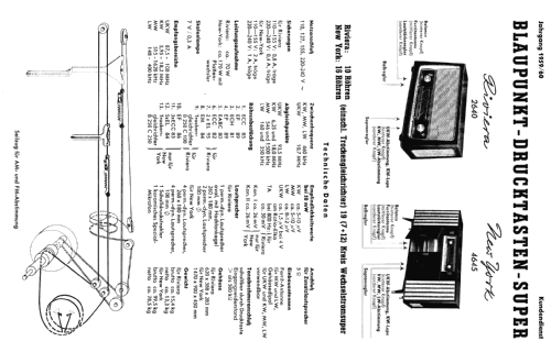 New York-Vollstereo 4645; Blaupunkt Ideal, (ID = 1337640) Radio