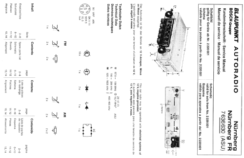 Nürnberg 7.636.630; Blaupunkt Ideal, (ID = 587217) Car Radio