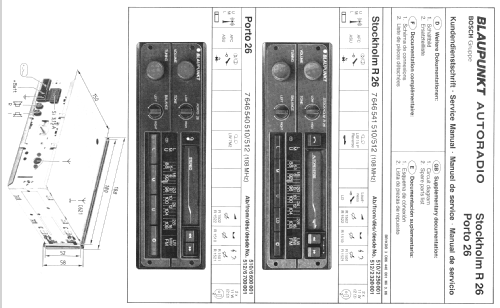 Porto 26 7.646.540.510; Blaupunkt Ideal, (ID = 653061) Autoradio