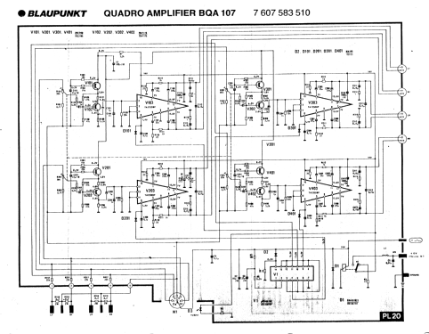 Quadro Amplifier BQA 107 7.607.583.510; Blaupunkt Ideal, (ID = 657160) Ampl/Mixer