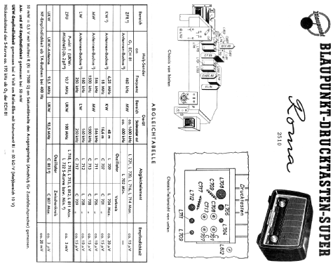 Roma 2510; Blaupunkt Ideal, (ID = 112846) Radio