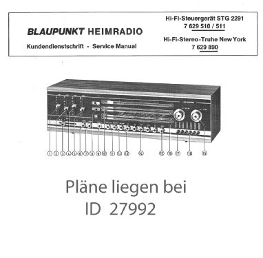 STG2291 7.629.510; Blaupunkt Ideal, (ID = 373818) Radio
