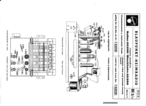 Stockholm 22250; Blaupunkt Ideal, (ID = 516523) Radio