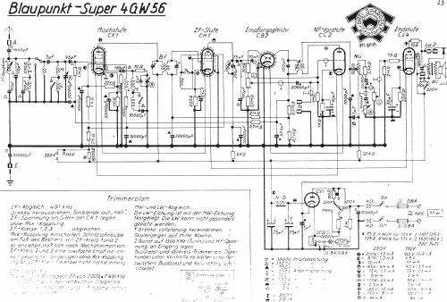 Super 4GW56; Blaupunkt Ideal, (ID = 849393) Radio