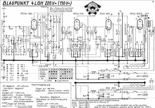 Super 4LGH; Blaupunkt Ideal, (ID = 848564) Radio