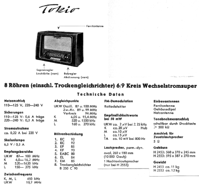 Tokio H2453; Blaupunkt Ideal, (ID = 111057) Radio