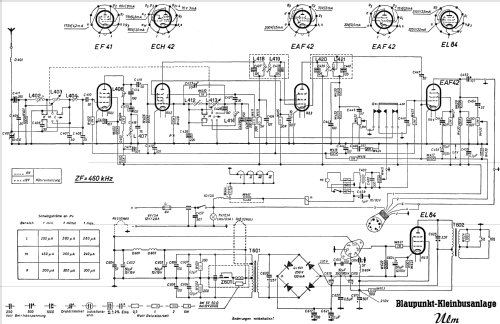 Kleinbusanlage Ulm I ; Blaupunkt Ideal, (ID = 629833) Car Radio