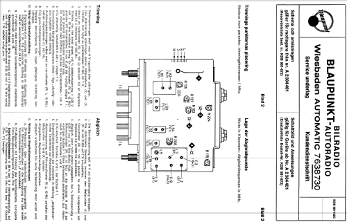 Wiesbaden Automatic 7.638.730 ab A 2384401; Blaupunkt Ideal, (ID = 961360) Car Radio