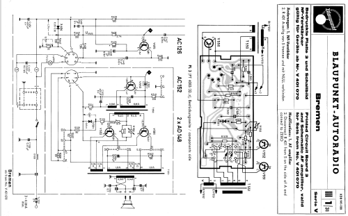 Bremen ab V 401070; Blaupunkt Ideal, (ID = 2528236) Car Radio