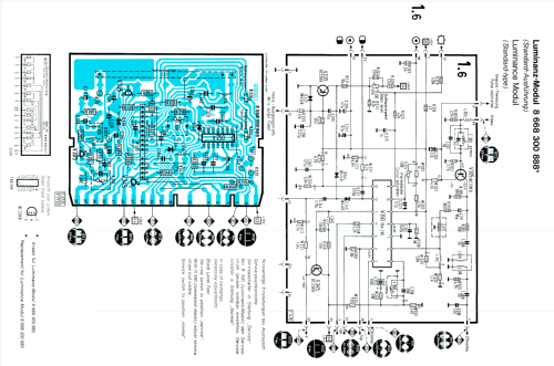 Farbfernsehchassis FM 100; Blaupunkt Ideal, (ID = 2099317) Fernseh-E