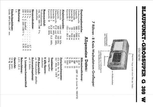 G369W; Blaupunkt Ideal, (ID = 2339223) Radio