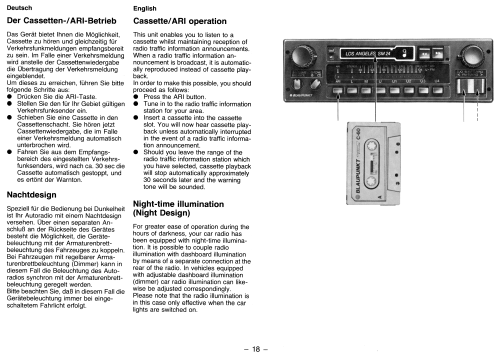 Los Angeles SM24 7.641.751.112; Blaupunkt Ideal, (ID = 2075142) Car Radio