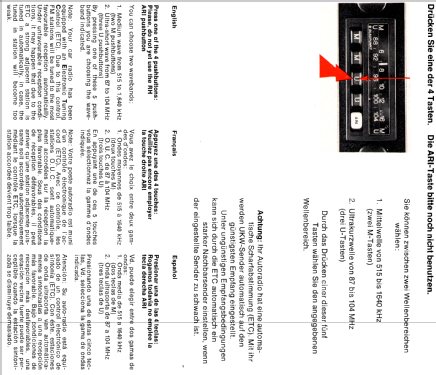 Münster Arimat 7.636.623.010; Blaupunkt Ideal, (ID = 2526274) Car Radio