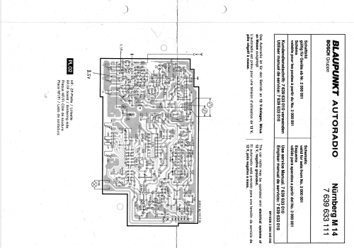 Nürnberg M14 7.639.633; Blaupunkt Ideal, (ID = 2431824) Car Radio