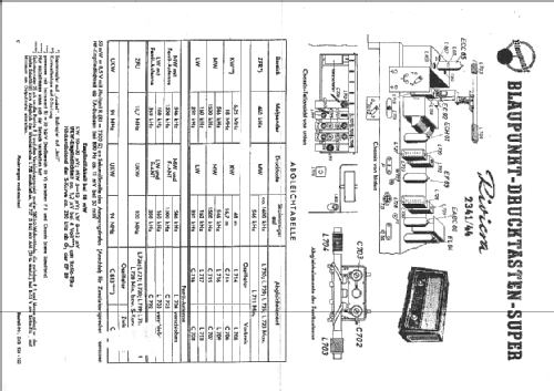 Riviera 2344; Blaupunkt Ideal, (ID = 2350520) Radio