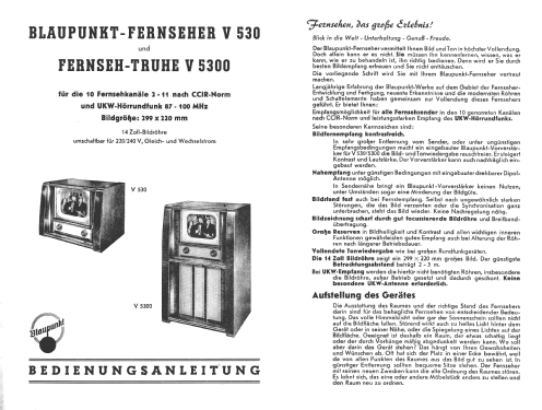 V530; Blaupunkt Ideal, (ID = 2685900) TV Radio