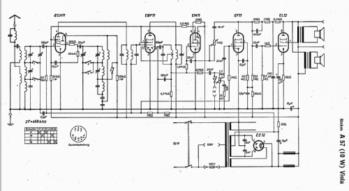 Viola A57W ; Blohm, Ing. Heinz; (ID = 11452) Radio