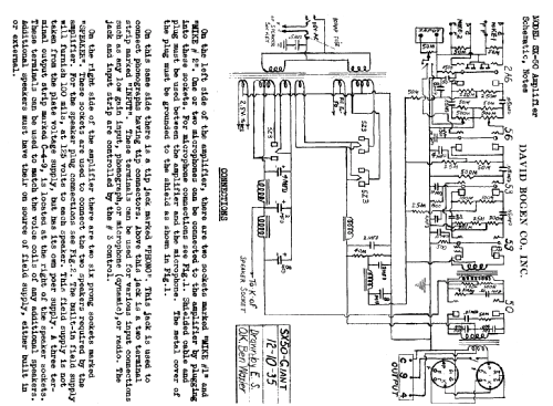 Amplifier SX50; Bogen -Presto, David (ID = 791298) Ampl/Mixer