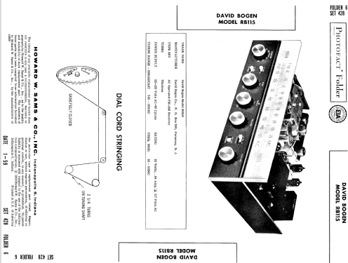 RB115 ; Bogen -Presto, David (ID = 722017) Radio