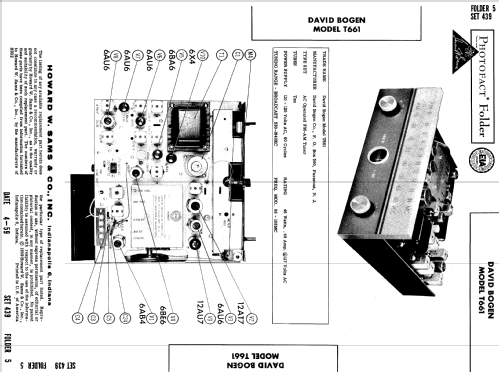 T661 ; Bogen -Presto, David (ID = 636974) Radio