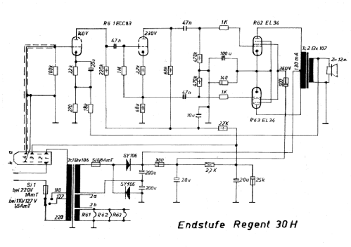 Regent 30H; Böhm KG; Klingenthal (ID = 238827) Ampl/Mixer