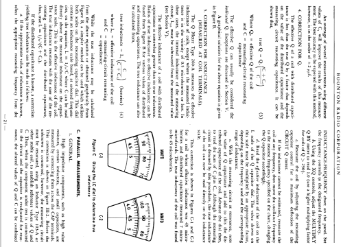 Q Meter 260-A; Boonton Radio Corp.; (ID = 1247611) Equipment