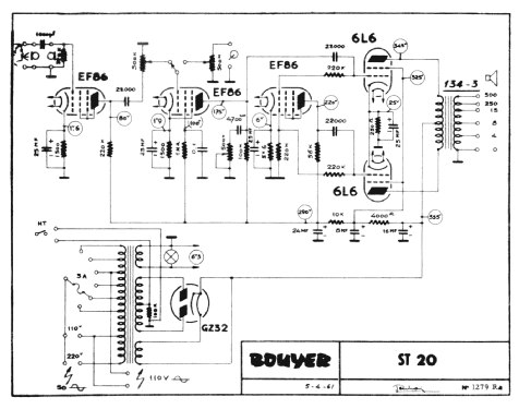Amplificateur ST20; Bouyer, Paul (ID = 2526620) Ampl/Mixer
