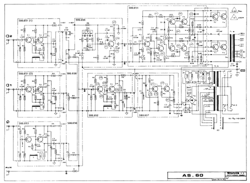 Amplificateur - Amplifier AS60; Bouyer, Paul (ID = 844134) Verst/Mix