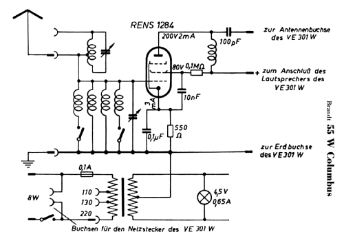 Columbus 55W ; Brandt Roland Brandt (ID = 272264) RF-Ampl.