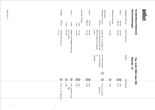 audio 308; Braun; Frankfurt (ID = 1154516) Radio