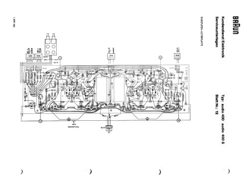 Audio 400; Braun; Frankfurt (ID = 1188133) Radio