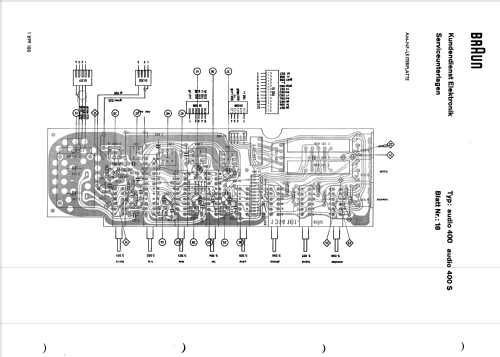 Audio 400; Braun; Frankfurt (ID = 1188135) Radio