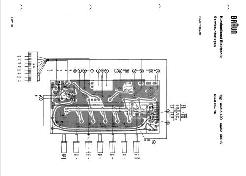 Audio 400; Braun; Frankfurt (ID = 1188136) Radio