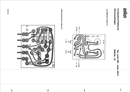 Audio 400; Braun; Frankfurt (ID = 1188143) Radio