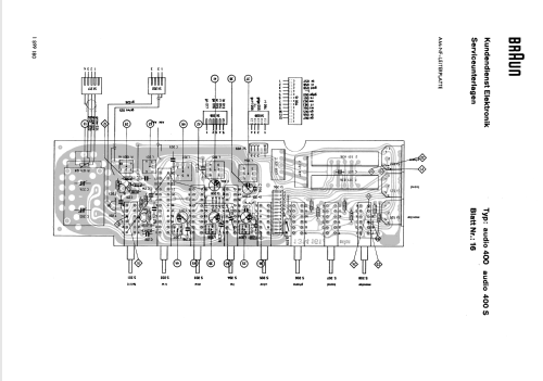 Audio 400; Braun; Frankfurt (ID = 1541588) Radio