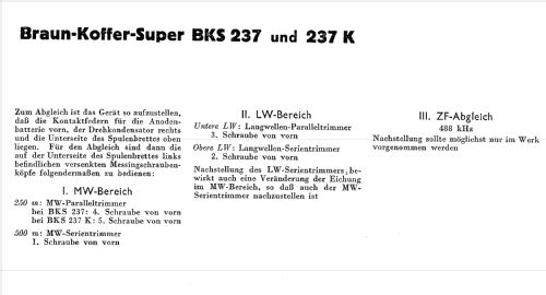 Koffer Super BKS237K - BSK237K; Braun; Frankfurt (ID = 277297) Radio