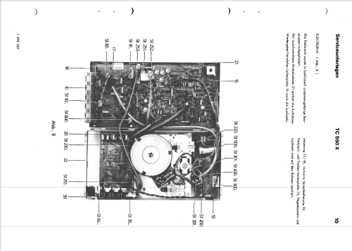 Cassetten-Einbau-Chassis TC550/X; Braun; Frankfurt (ID = 1449725) R-Player