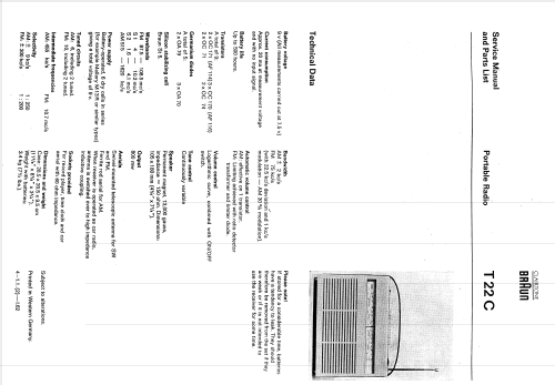 Clairtone T22C; Braun; Frankfurt (ID = 1751151) Radio