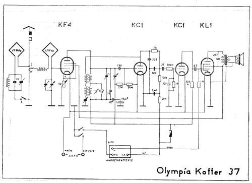 Deutscher Olympia-Koffer 37; Braun; Frankfurt (ID = 181905) Radio