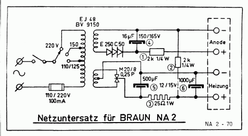 Exporter 2; Braun; Frankfurt (ID = 860125) Radio