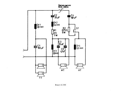 Geschlossene Standbox LS 200; Braun; Frankfurt (ID = 1553313) Speaker-P