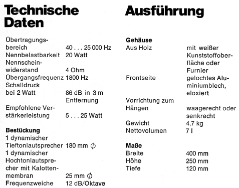 HiFi-Lautsprechereinheit L 310; Braun; Frankfurt (ID = 1769060) Speaker-P