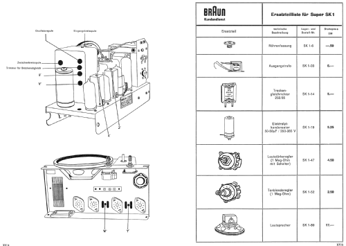 Kleinsuper SK1; Braun; Frankfurt (ID = 2529369) Radio