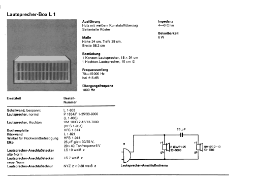 Lautsprecherbox L1; Braun; Frankfurt (ID = 1752896) Altavoz-Au